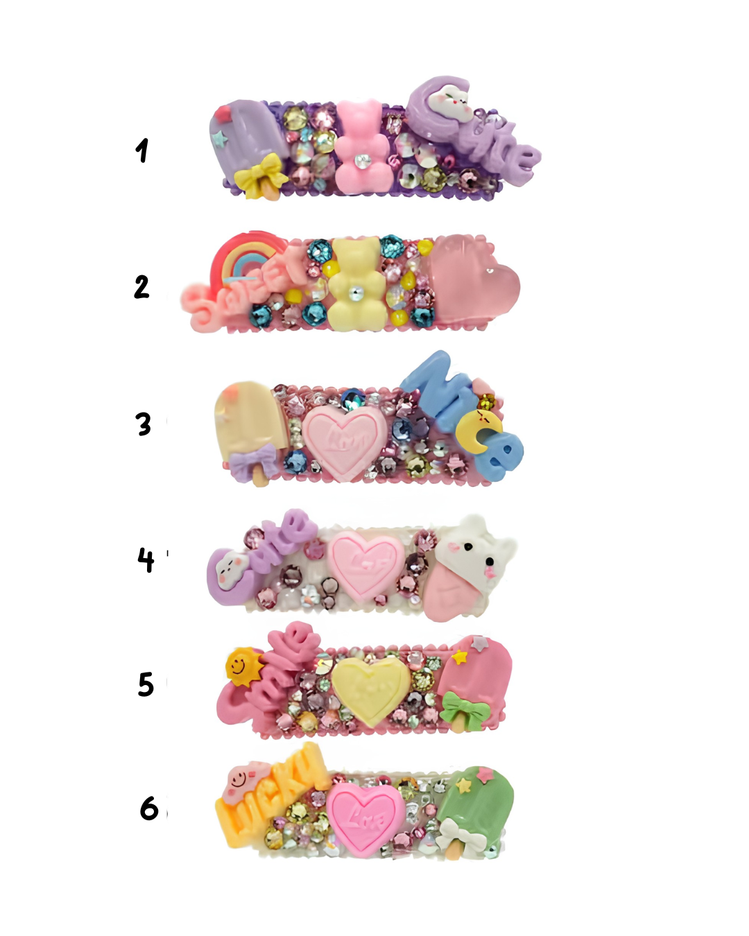 Crystallized Treat Charm Clip