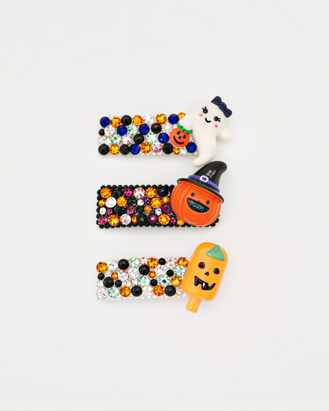 Halloween Fully Crystalized Clip