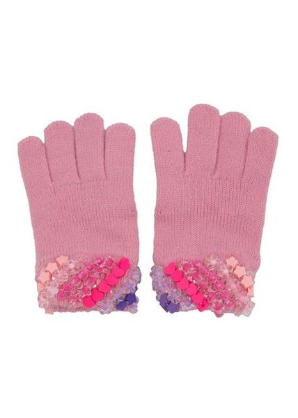 Fully Charmed Winter Gloves in Pink