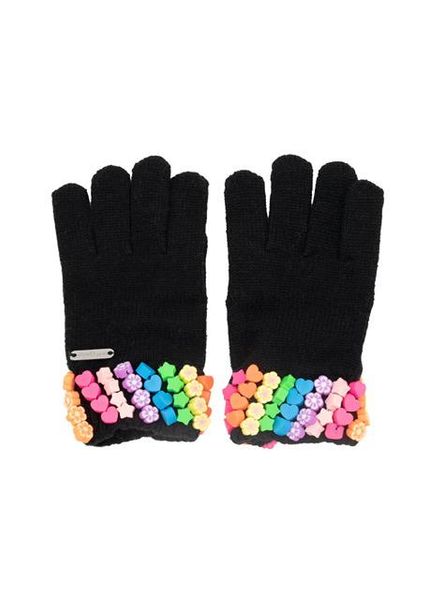 Fully Charmed Winter Gloves in Black