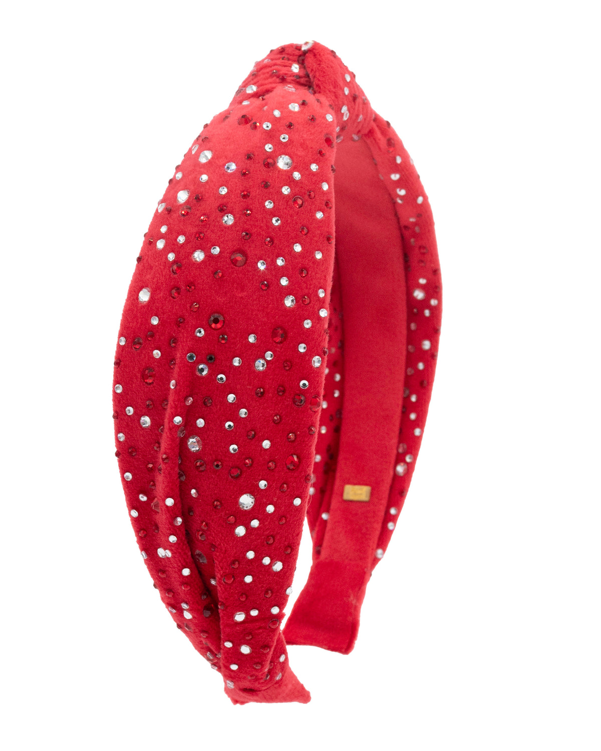Red Crystallized Knot Headband