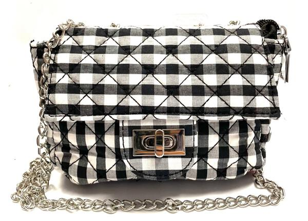 Gingham Crossbody Bag