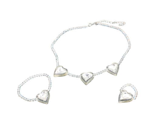 Heart 3 Piece Jewelry Set