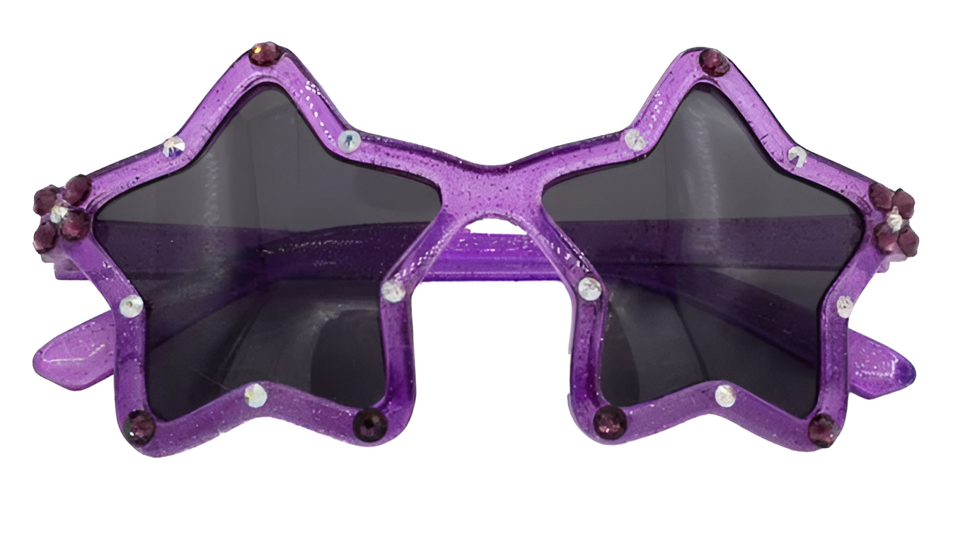 Star Shape Sunglasses in Purple