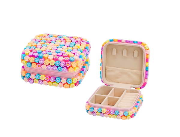 Full Flower Charm Jewelry Box