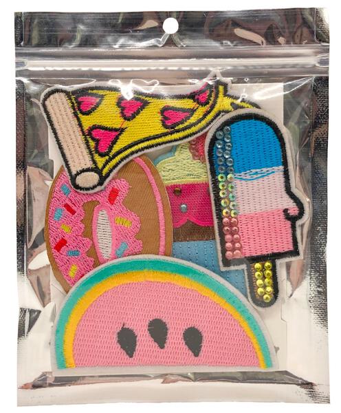 Food Pack of Rhinestone Patches