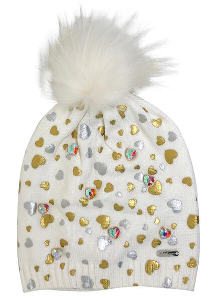 Shimmer Heart Hat