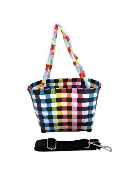 Straw Gummy Bear Bag