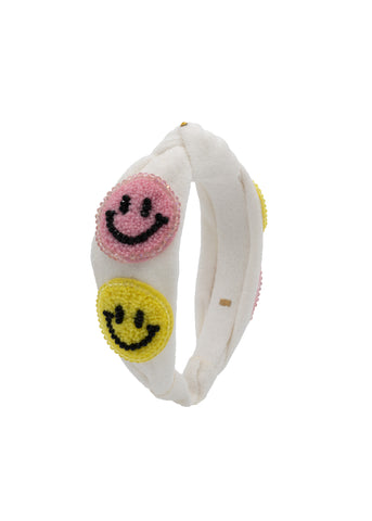 SMILEY PATCH HEADBAND