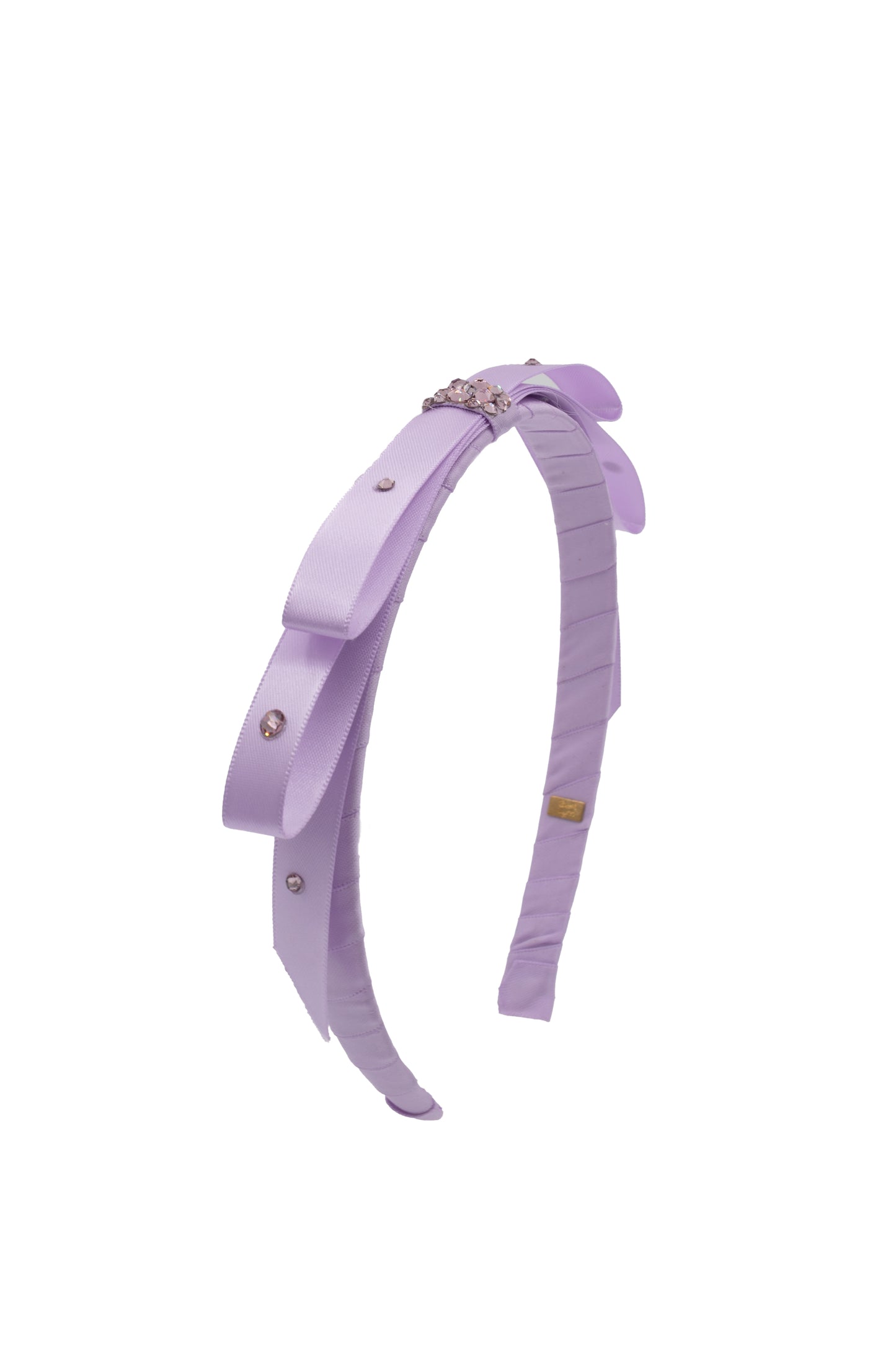 Thin Satin Bow Headband