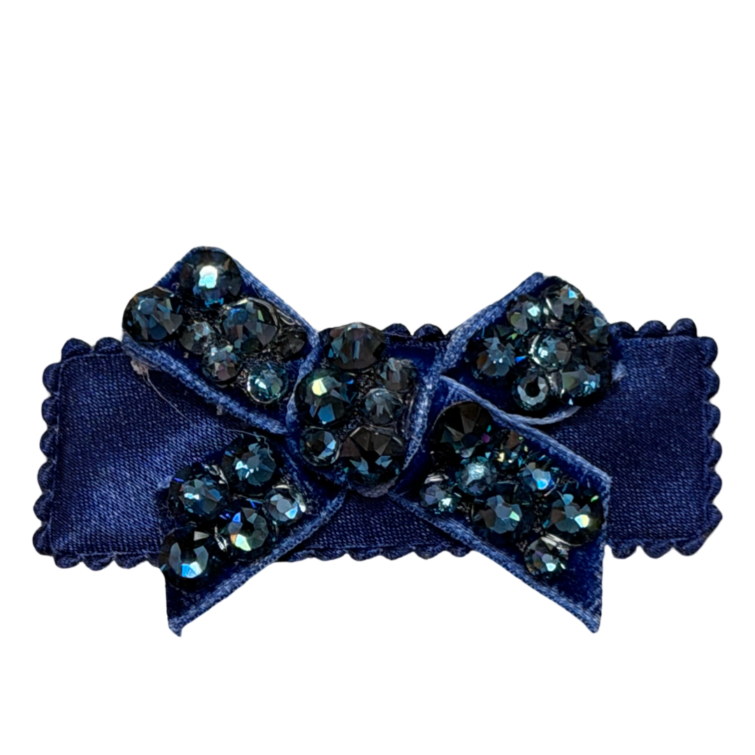 Small Crystallized Bow Clip