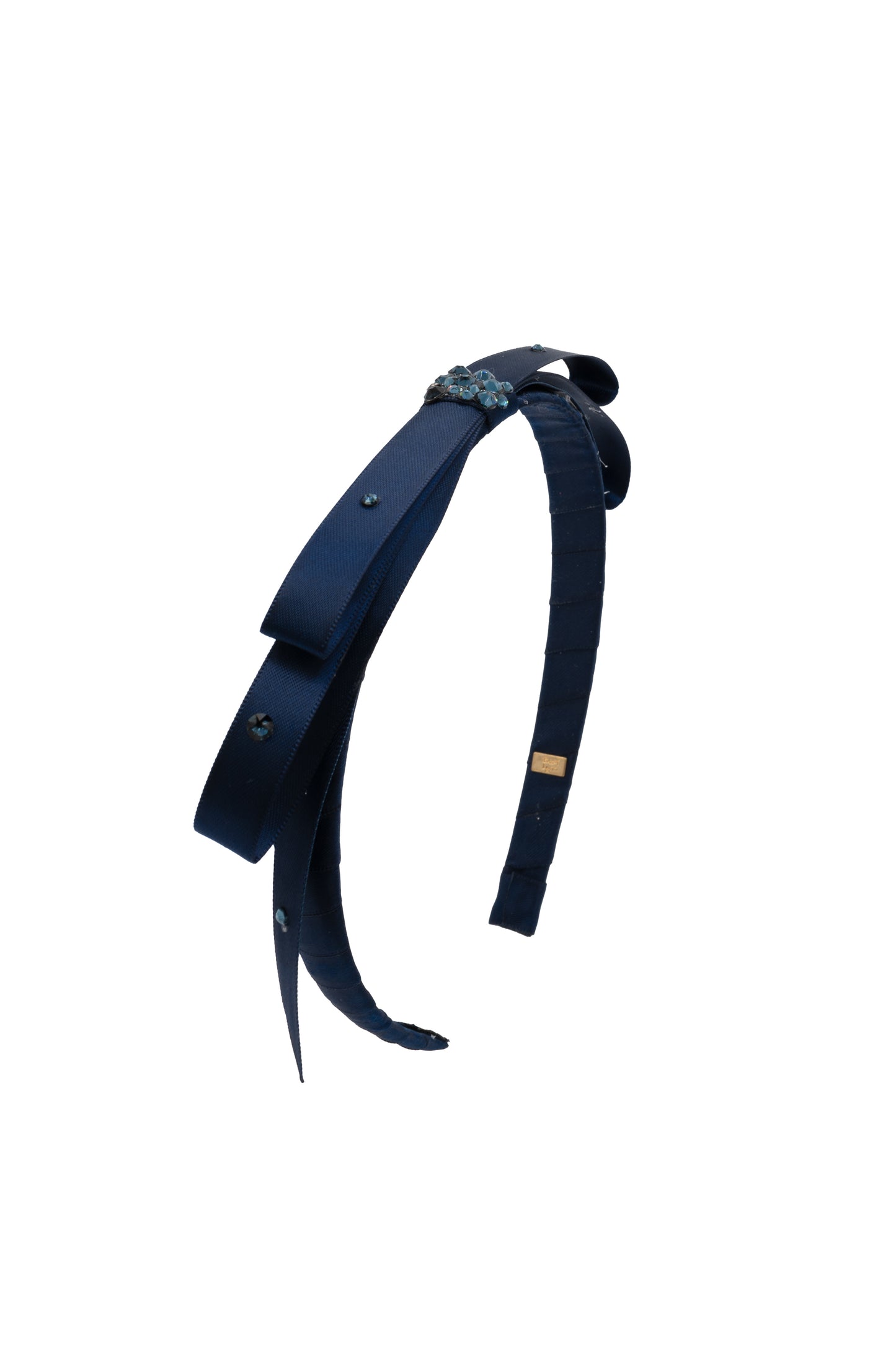Thin Satin Bow Headband