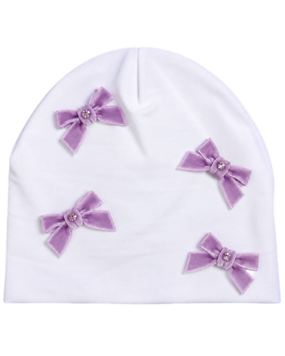 Crystallized Multi Mini Bow Cotton Layette