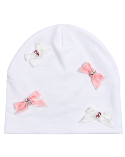 Crystallized Multi Mini Bow Cotton Layette