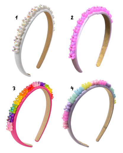 Padded Crystallized Gummy Bear Headband