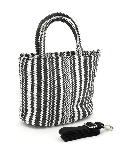 Zigzag Raffia Bag