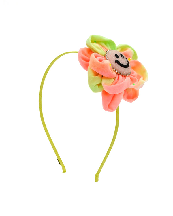 Smiley Face Tye Dye Headband
