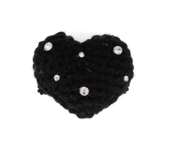 Crochet Heart Clip