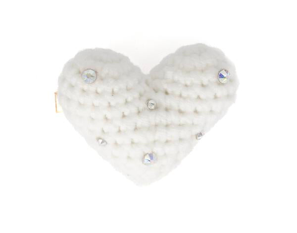 Crochet Heart Clip