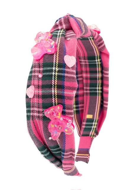 PLAID CHARM HEADBAND
