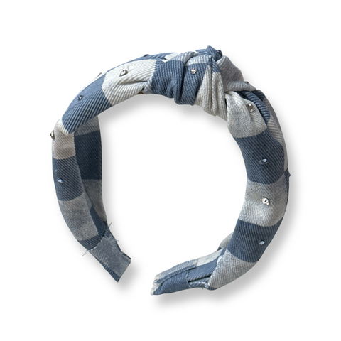 Gingham Knot Headband