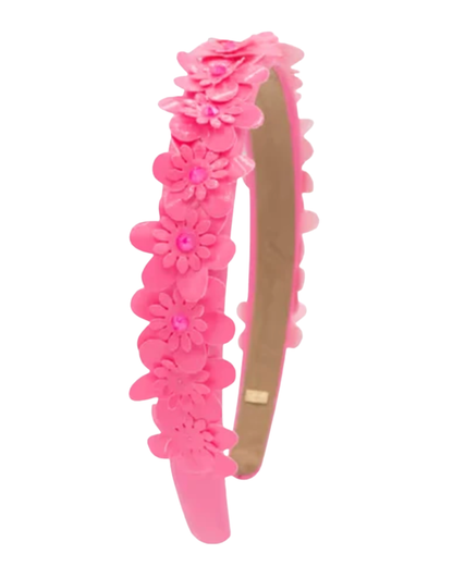 Crystallized Thin Multi Flower Headband