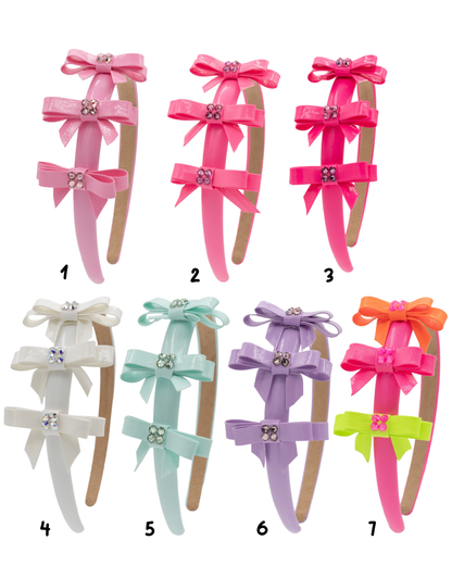 Patent Bow Headband