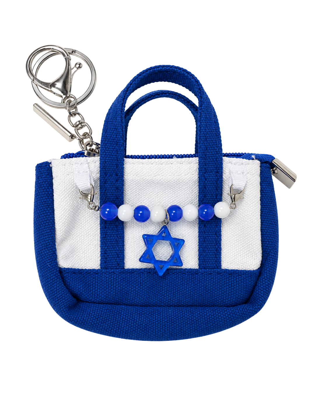 Holiday Mini Canvas Keychain