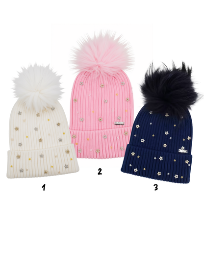 Star Sequin Winter Hat