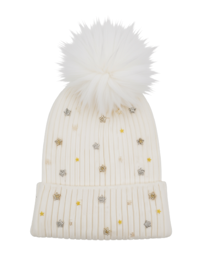 Star Sequin Winter Hat