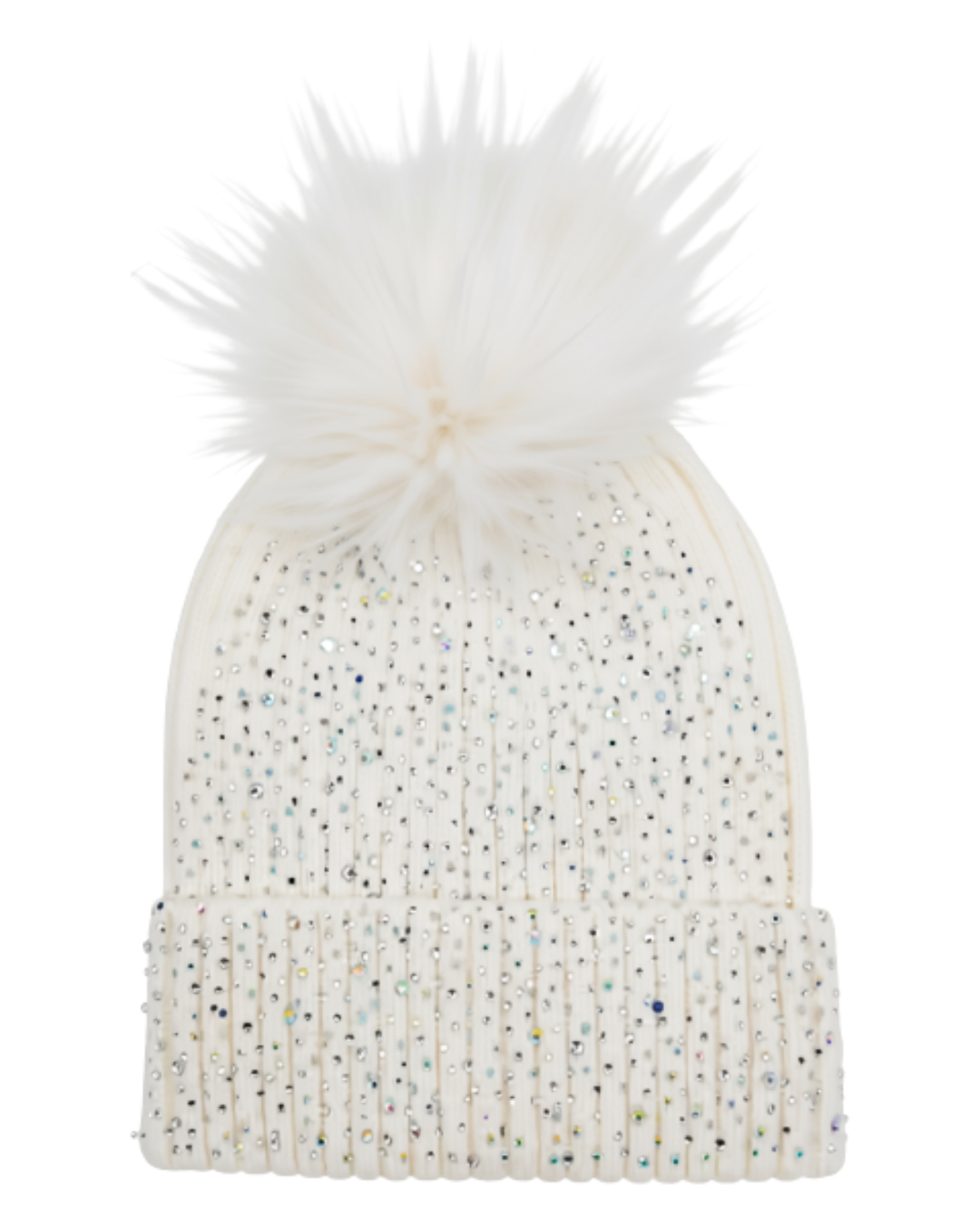 Crystallized Pom Pom Winter Hat