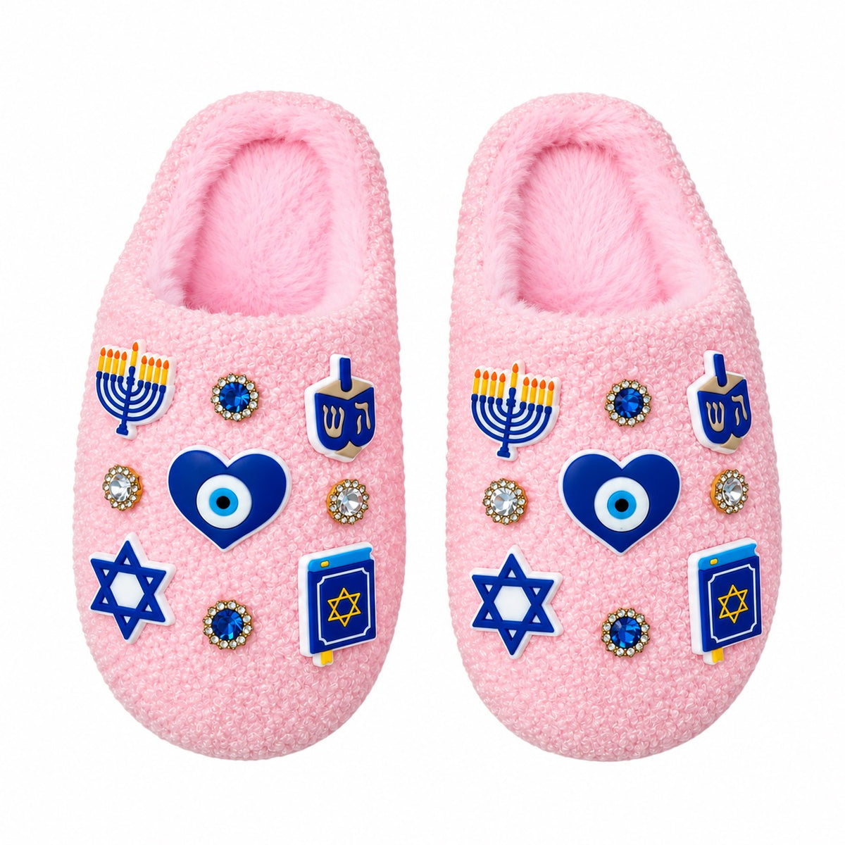 Hanukkah Charm Slippers
