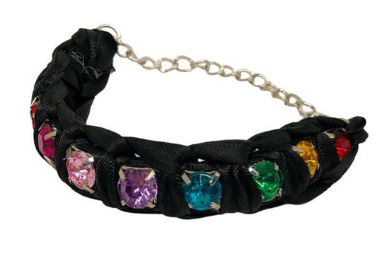 Rhinestone Bracelet In Rainbow