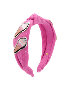 TERRY APPLIQUÉ HEADBAND