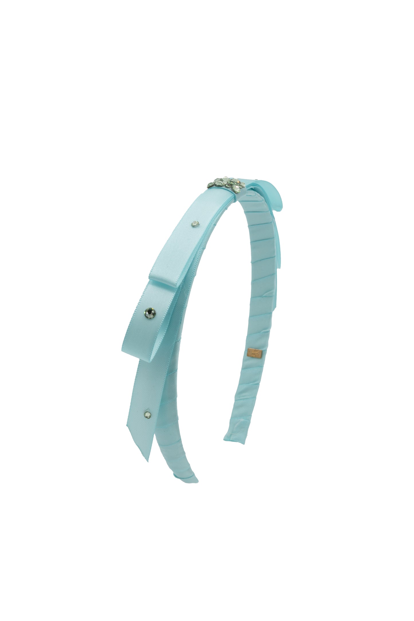 Thin Satin Bow Headband