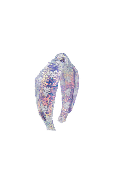 Sequin Heart Knot Headband