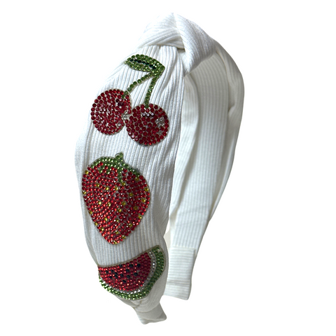 RHINESTONE FRUIT HEADBAND