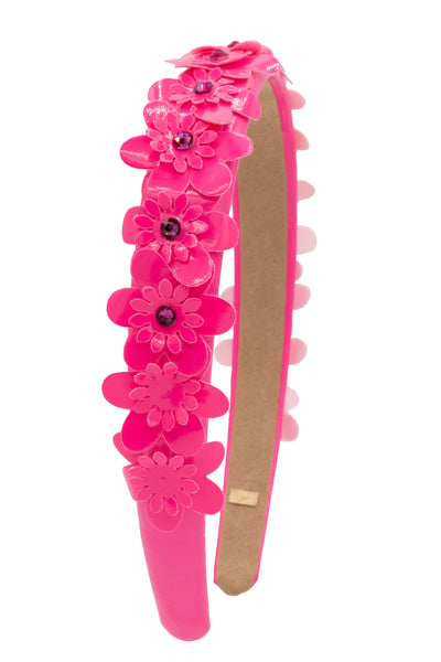 Thin multi flower headband