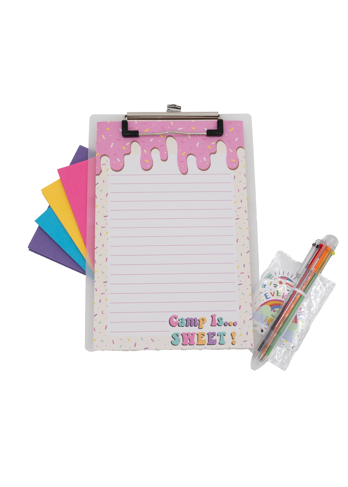Large Ice Cream Stationary With Clip Board
