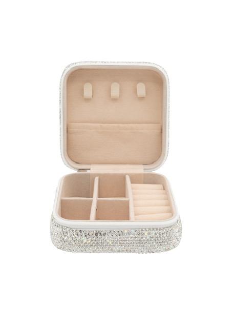 Fully Crystallized and Pearl Jewelry Box
