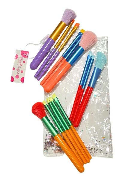 14 Piece Color Block Makeup Brushes