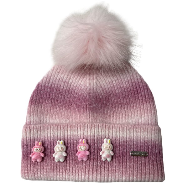 OMBRE WINTER HAT WITH CUTESTERS