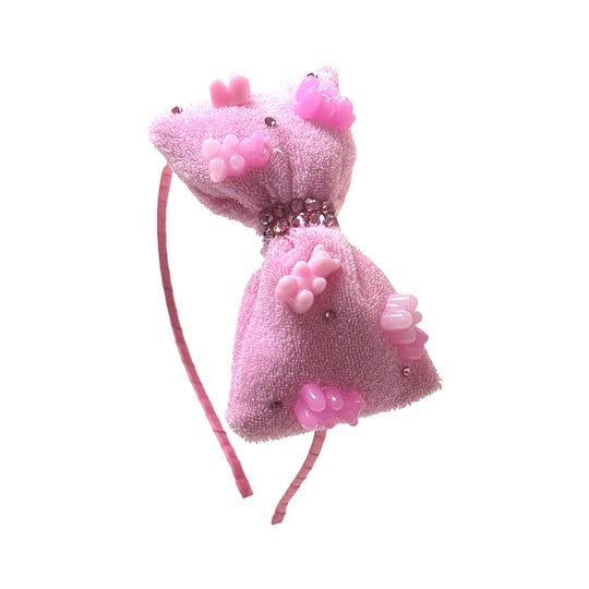 Gummy Bear Terry Bow Headband