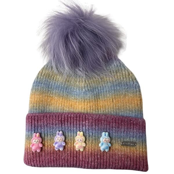 OMBRE WINTER HAT WITH CUTESTERS