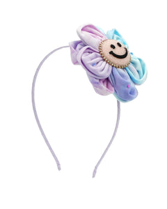 SMILEY FACE TYE DYE HEADBAND