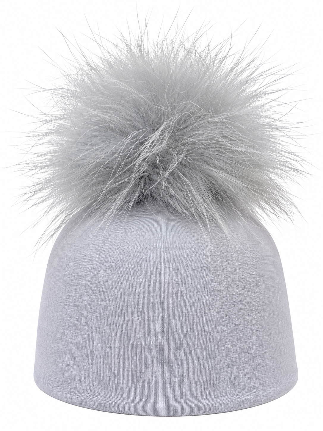 Colorful Cotton Baby Layette With Fur Pom Pom