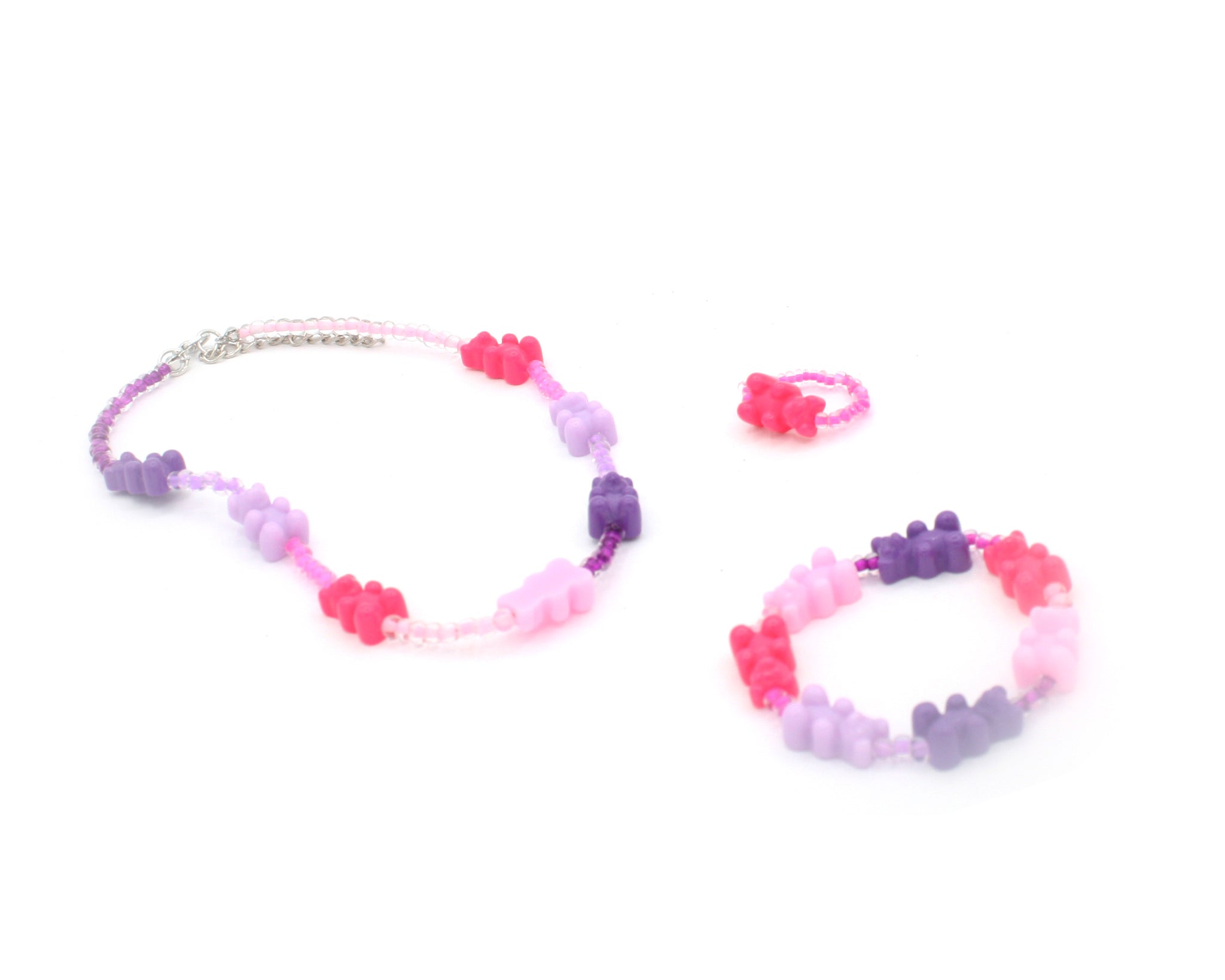 GUMMY BEAR 3 PIECE JEWELRY SET