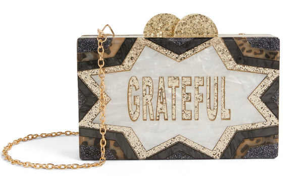 Grateful Acrylic Box Bag