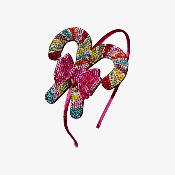 Double Candy Cane Headband