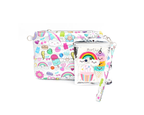 Printed Bag w/Patches